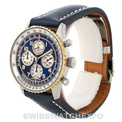 Breitling Navitimer Airborne Steel 18K Yellow Gold Watch D33030